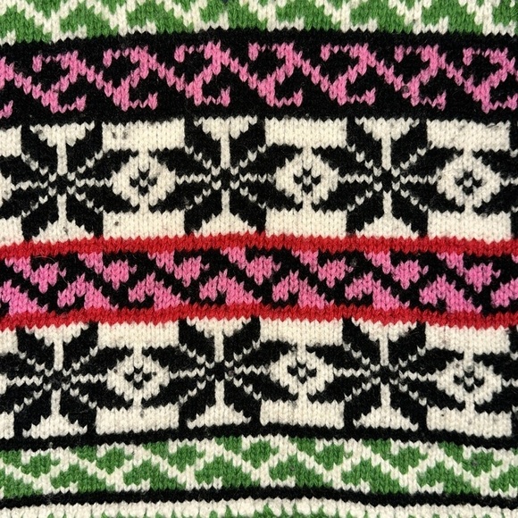 Frances Valentine Fair Isle Sleeveless Sweater Vest Size Small - Picture 7 of 8